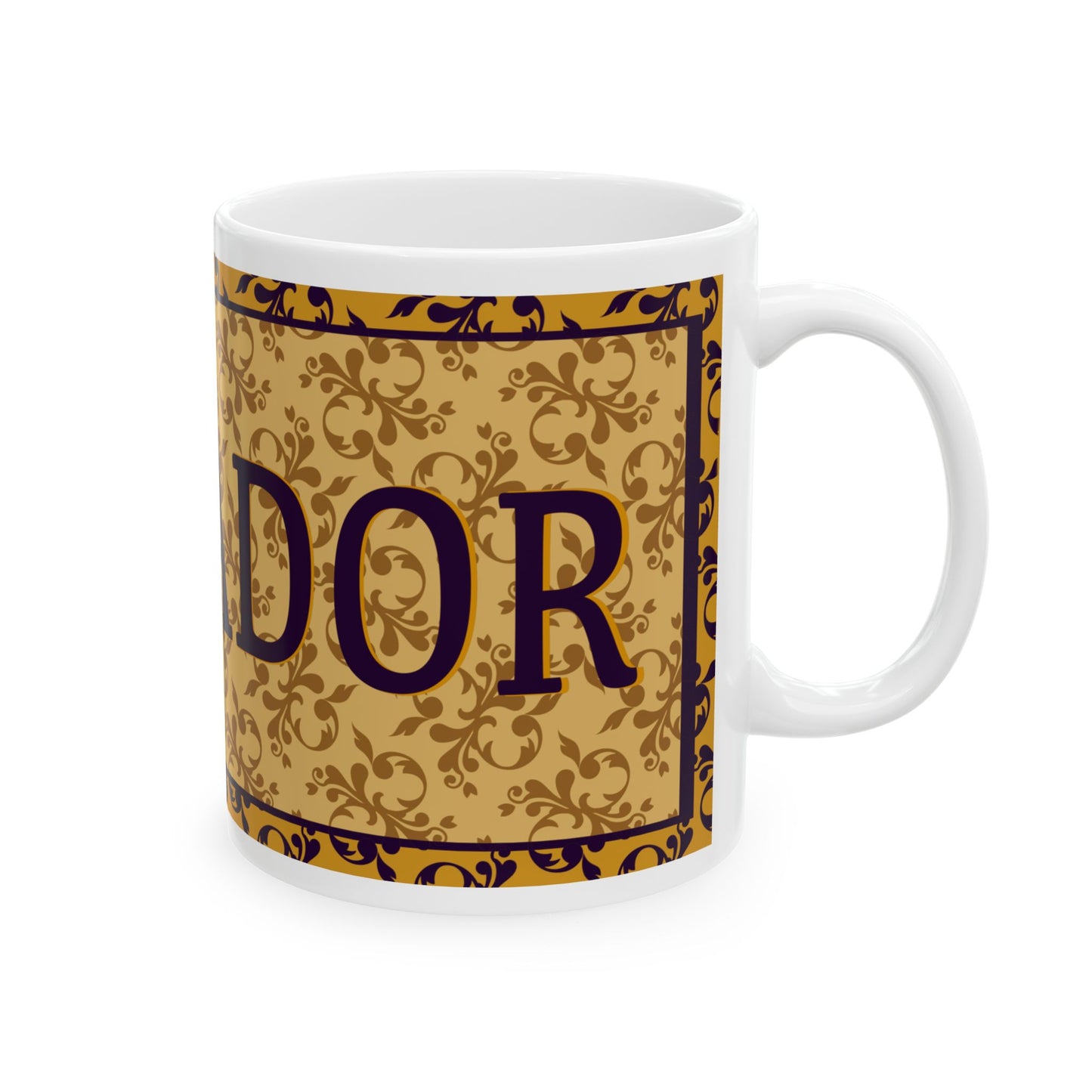 Elegant “Salvador” (in Spanish) Ceramic Coffee Mug - 11oz