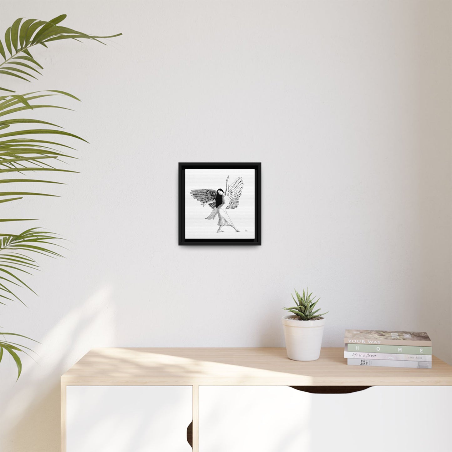 Framed Angel Wings No. 11 - Canvas Art - Wall Decor for Home and Office
