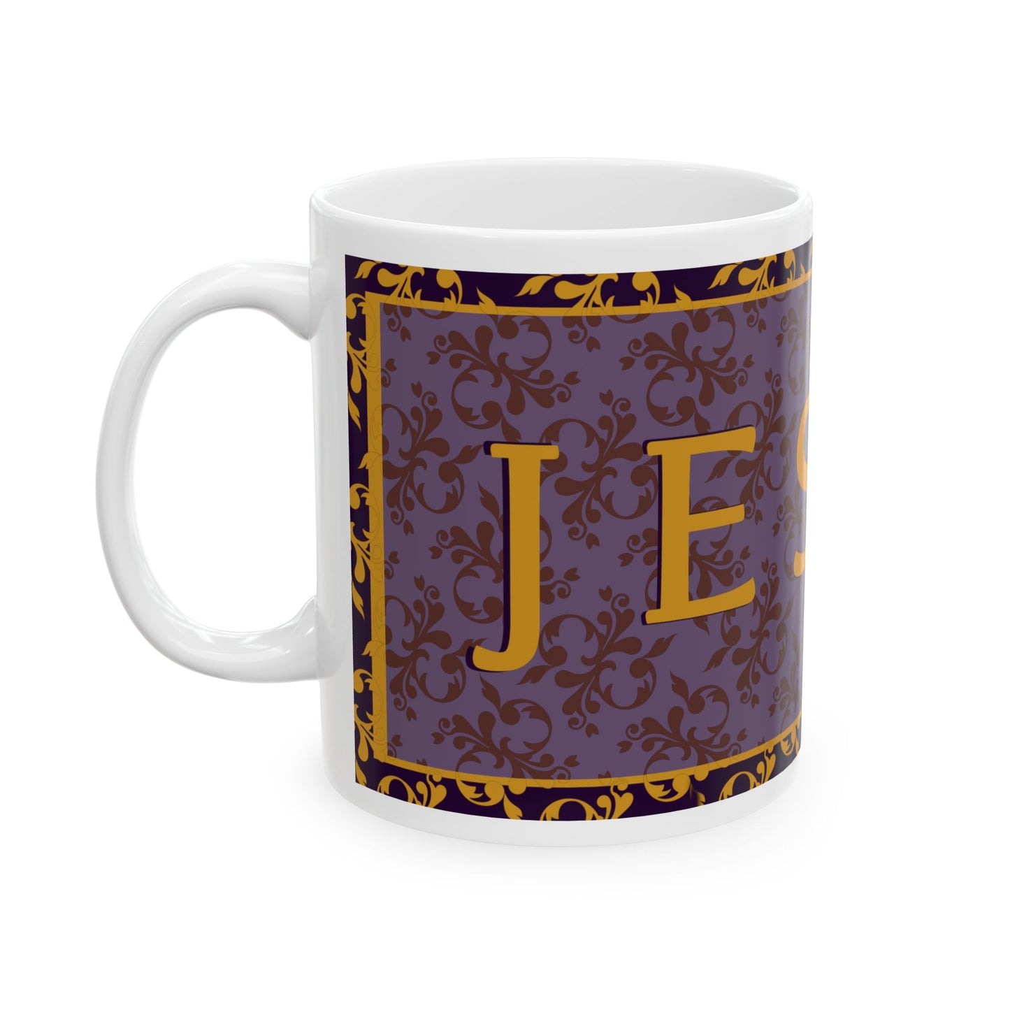 Elegant “Jesús”(in Spanish) Ceramic Coffee Mug - 11oz