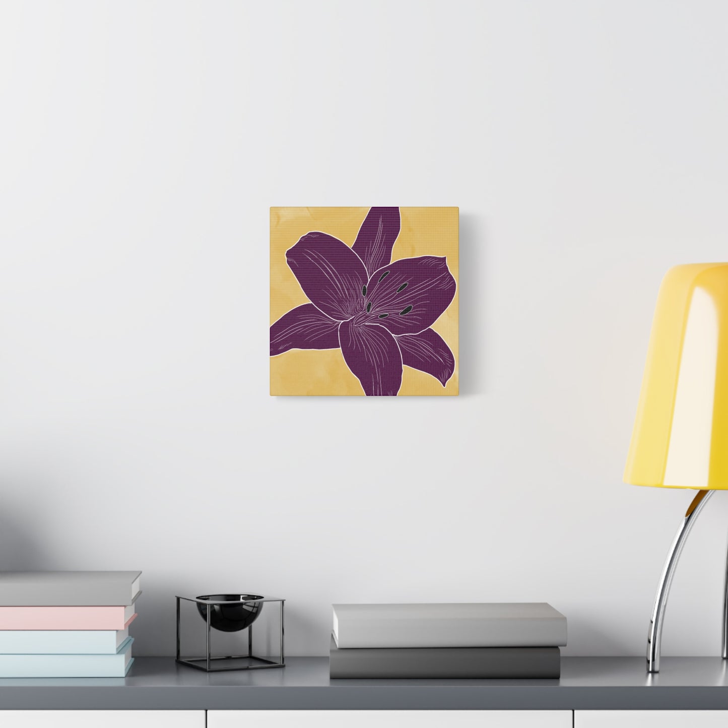 Lily Flower No. 2 Canvas Wall Art - Elegant Floral Decor for Home, Love & Celebration