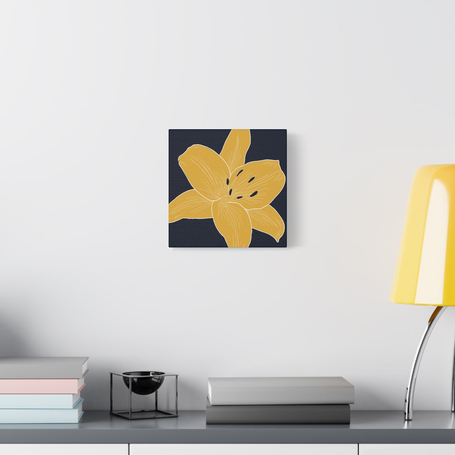 Lily Flower No. 4 Canvas Wall Art - Elegant Floral Decor for Home, Love & Celebration