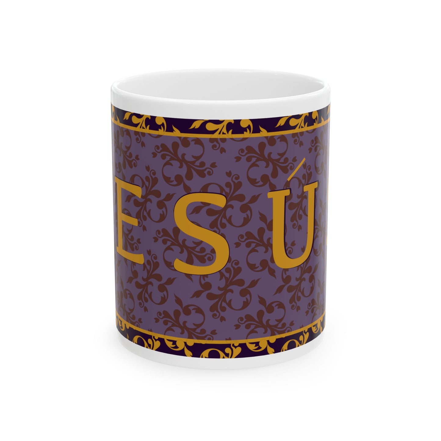 Elegant “Jesús”(in Spanish) Ceramic Coffee Mug - 11oz