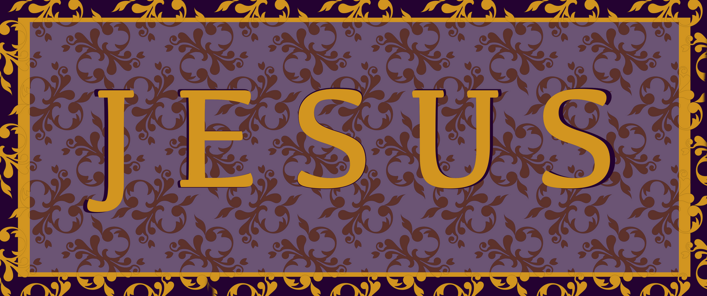 Elegant “JESUS” (in English) Ceramic Coffee Mug - 11oz