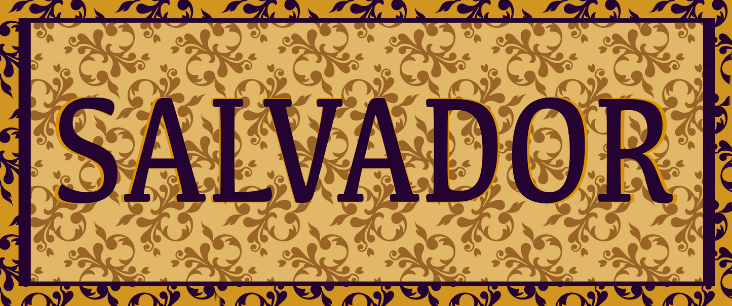 Elegant “Salvador” (in Spanish) Ceramic Coffee Mug - 11oz