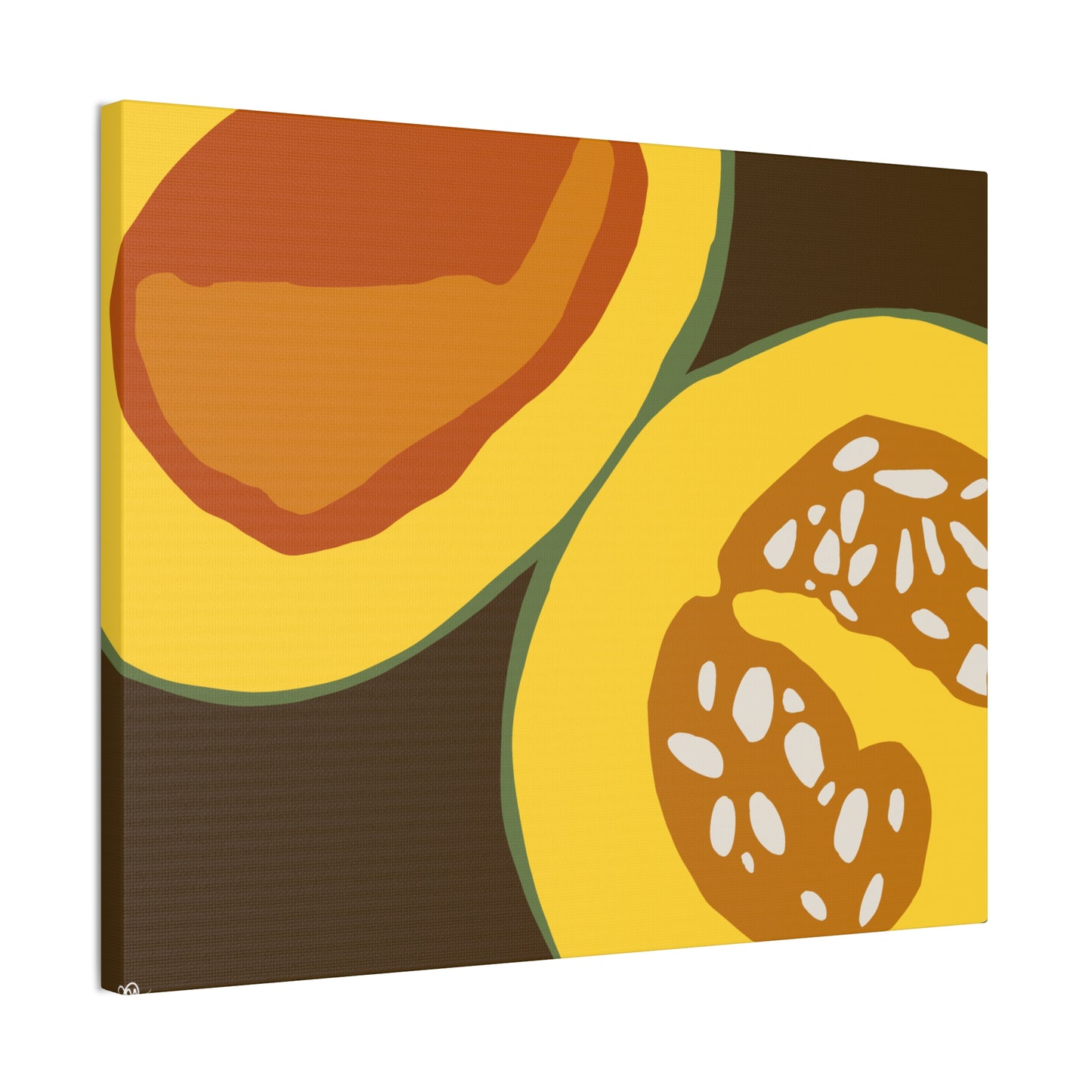 Colorful Haitian Pumpkin Wall Art-Minimalist Style