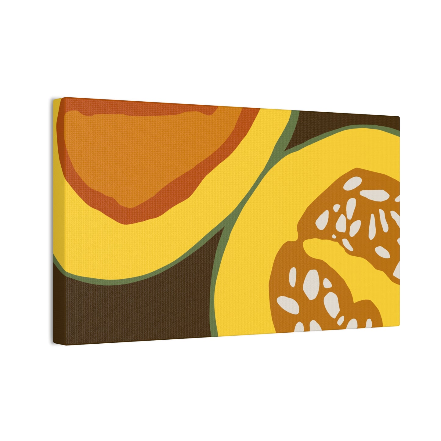 Colorful Haitian Pumpkin Wall Art-Minimalist Style
