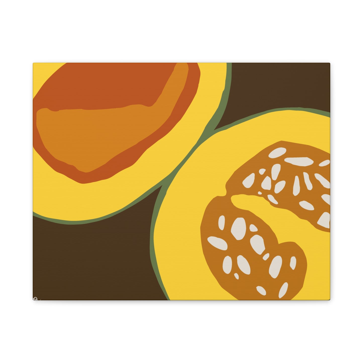 Colorful Haitian Pumpkin Wall Art-Minimalist Style