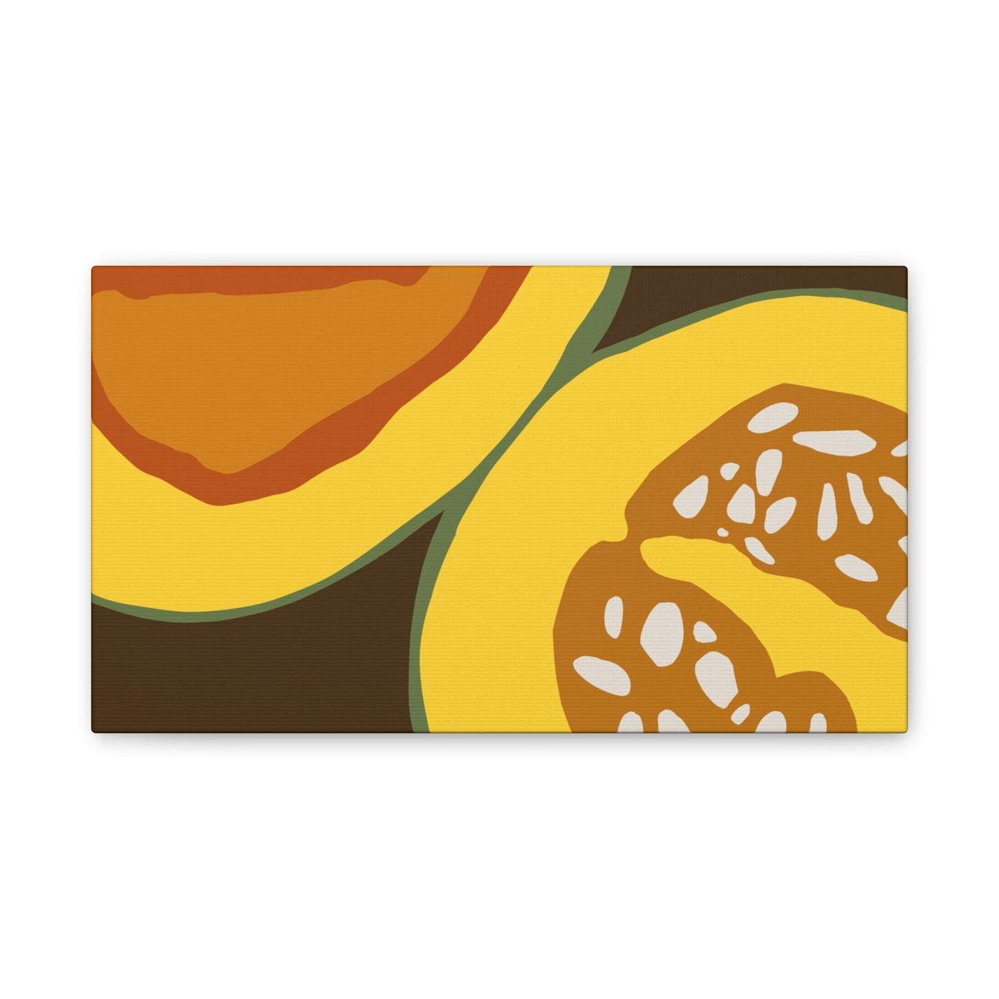 Colorful Haitian Pumpkin Wall Art-Minimalist Style