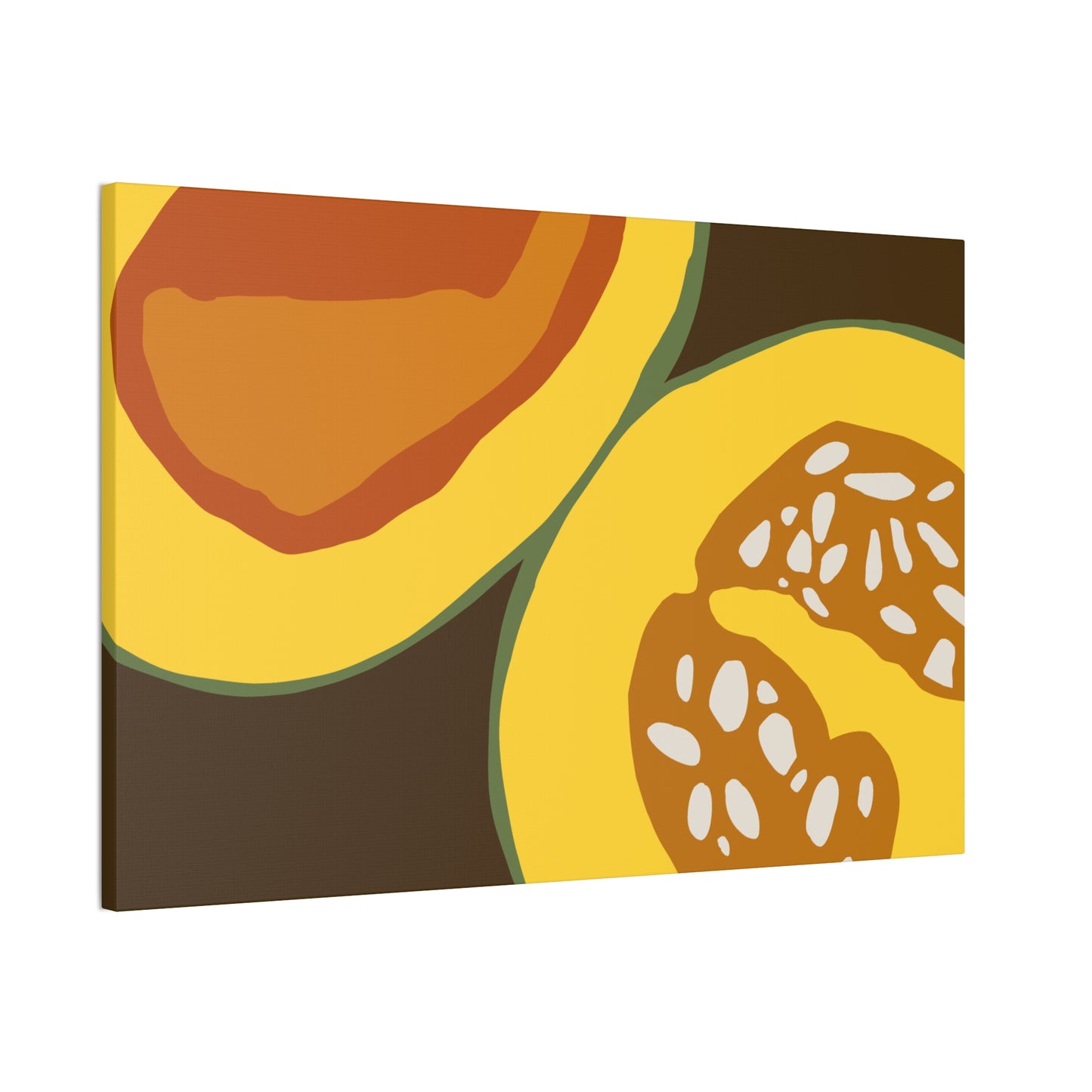 Colorful Haitian Pumpkin Wall Art-Minimalist Style