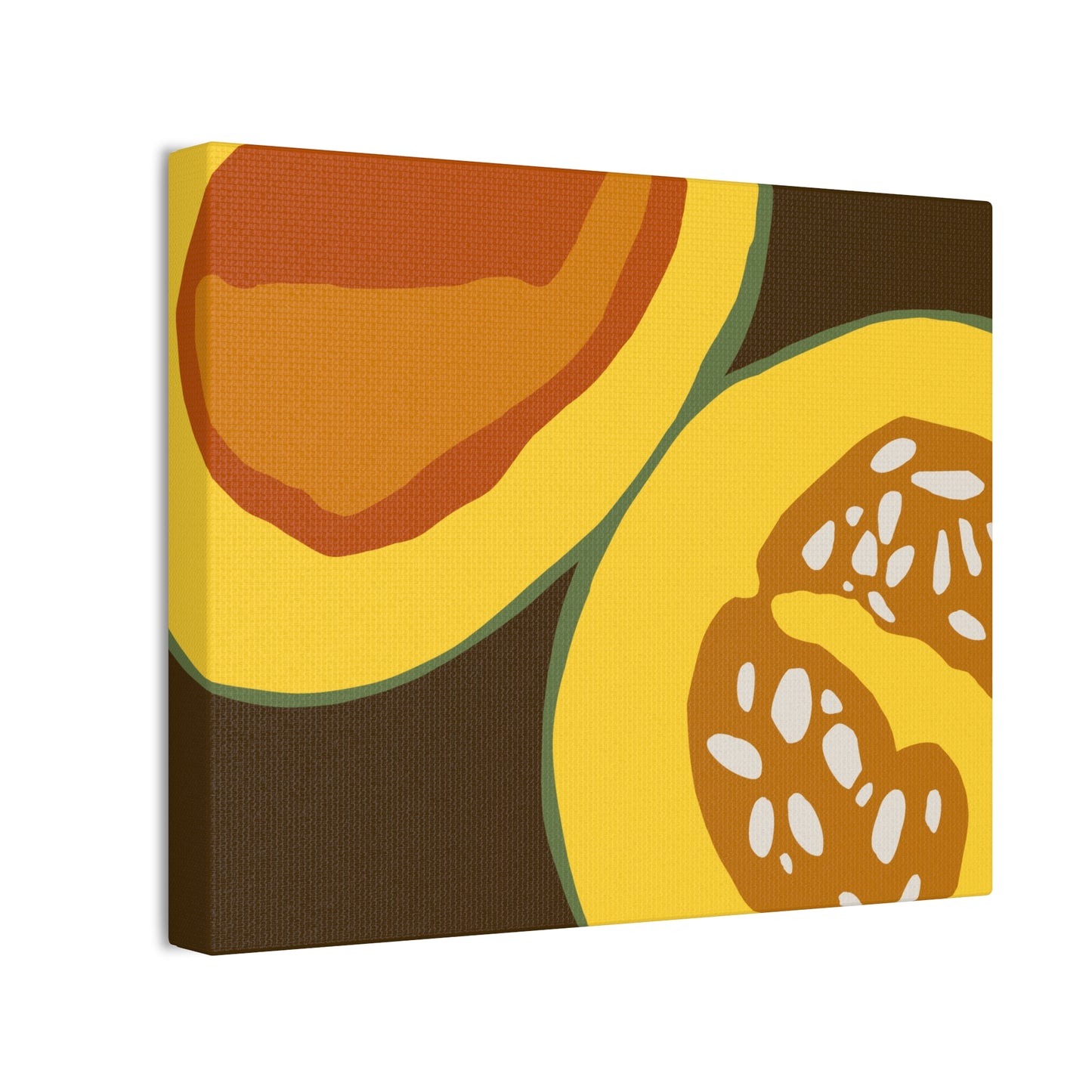 Colorful Haitian Pumpkin Wall Art-Minimalist Style
