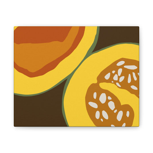 Colorful Haitian Pumpkin Wall Art-Minimalist Style