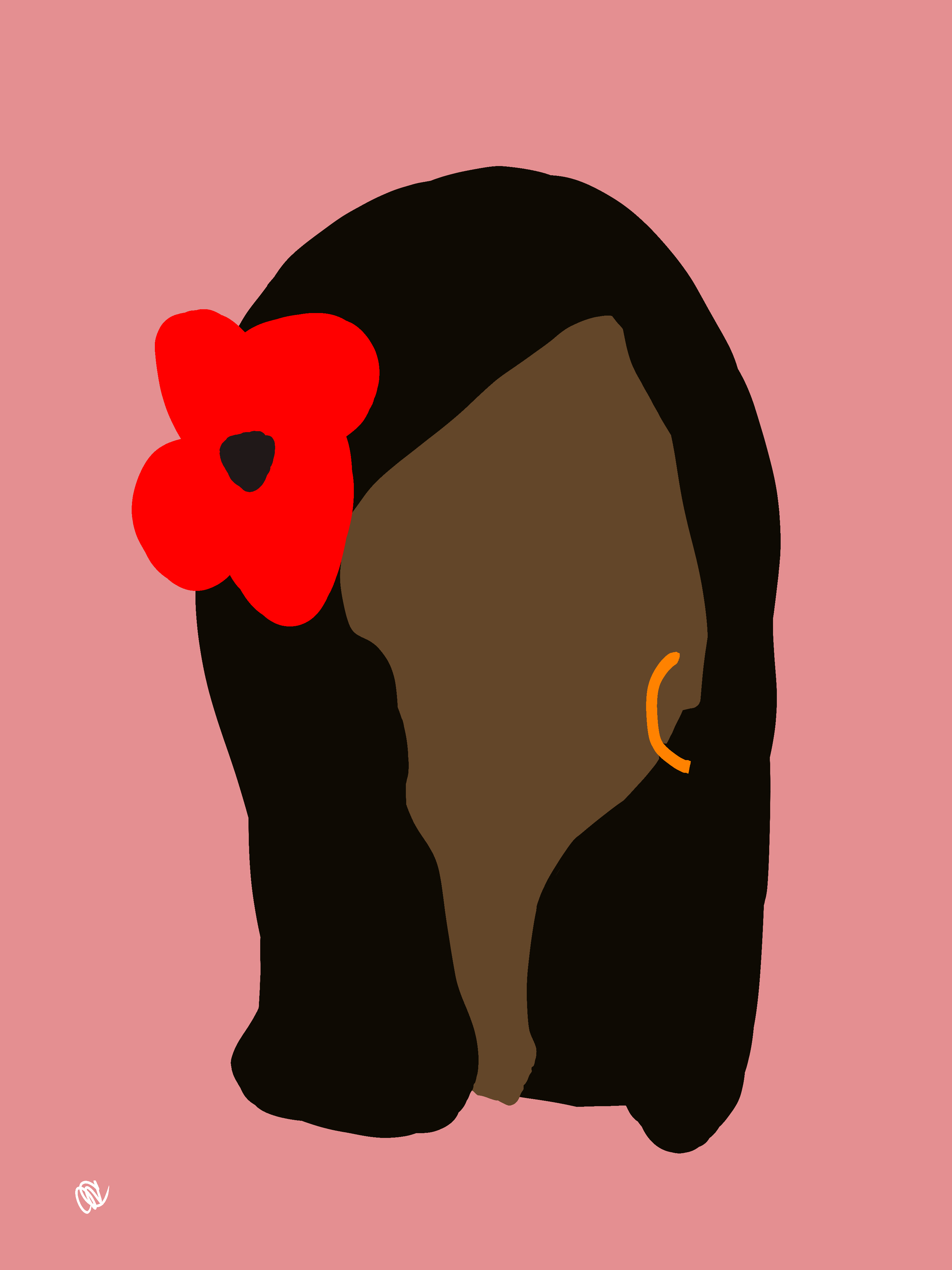 Load video: Haitian art sketch video