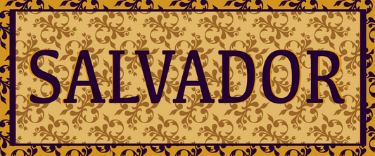 Elegant “Salvador” (in Spanish) Ceramic Coffee Mug - 11oz